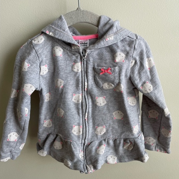 Carters Children’s Girl Cat Jacket - Picture 1 of 3